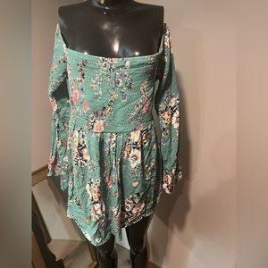 Torrid Plus Size Off the Shoulder Floral Blouse